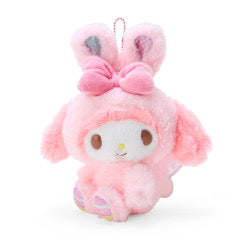 My Melody Plushy Keychain Mascot Easter Rabbit Sanrio