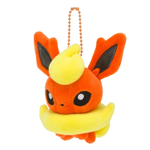 Flareon plushy Keychain Mascot Japanese Pokémon center