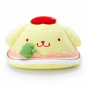 Pompompurin Plushy Pillow Omelet Sanrio