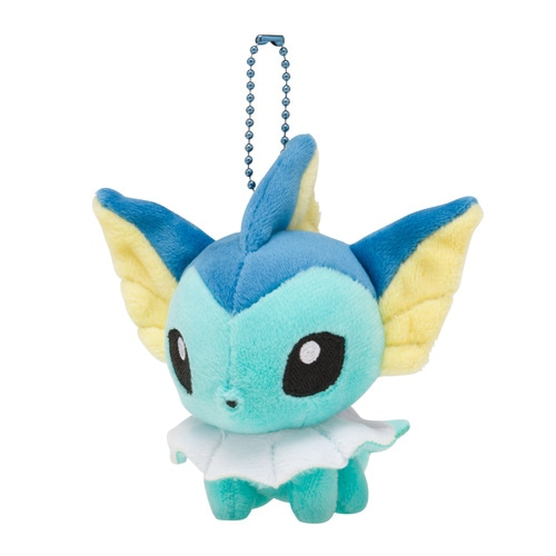 Vaporeon plushy Keychain Mascot Japanese Pokémon center