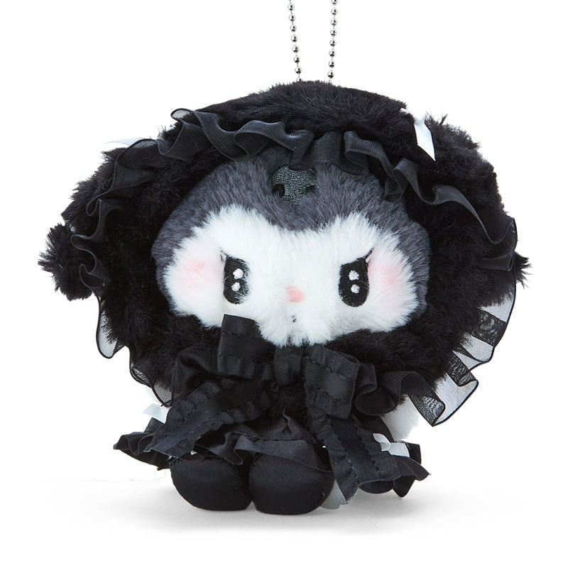 Kuromi Keychain Plushy Mascot Jirai Kei Sanrio Plushie