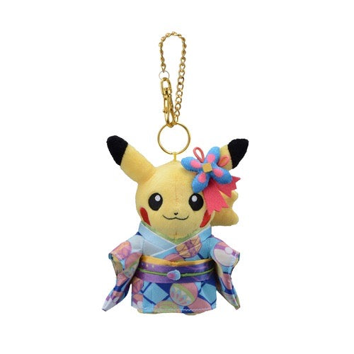 Pikachu Kanazawa Limited Plushy Keychain Mascot Japanese Pokémon Center