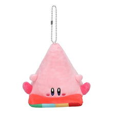 Load image into Gallery viewer, Kirby Triangular Plushy Keychain Mascot Kirby Colorful Store
